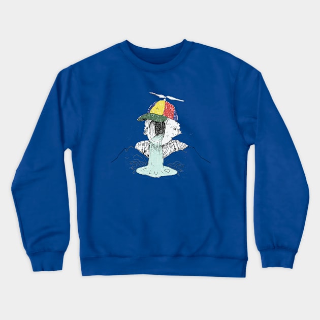 boy Crewneck Sweatshirt by fluid